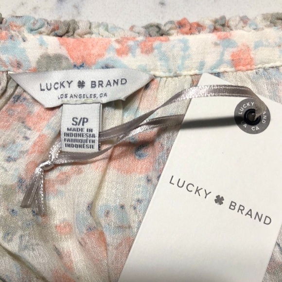 Lucky Brand Boho Top NWT - Picture 11 of 14